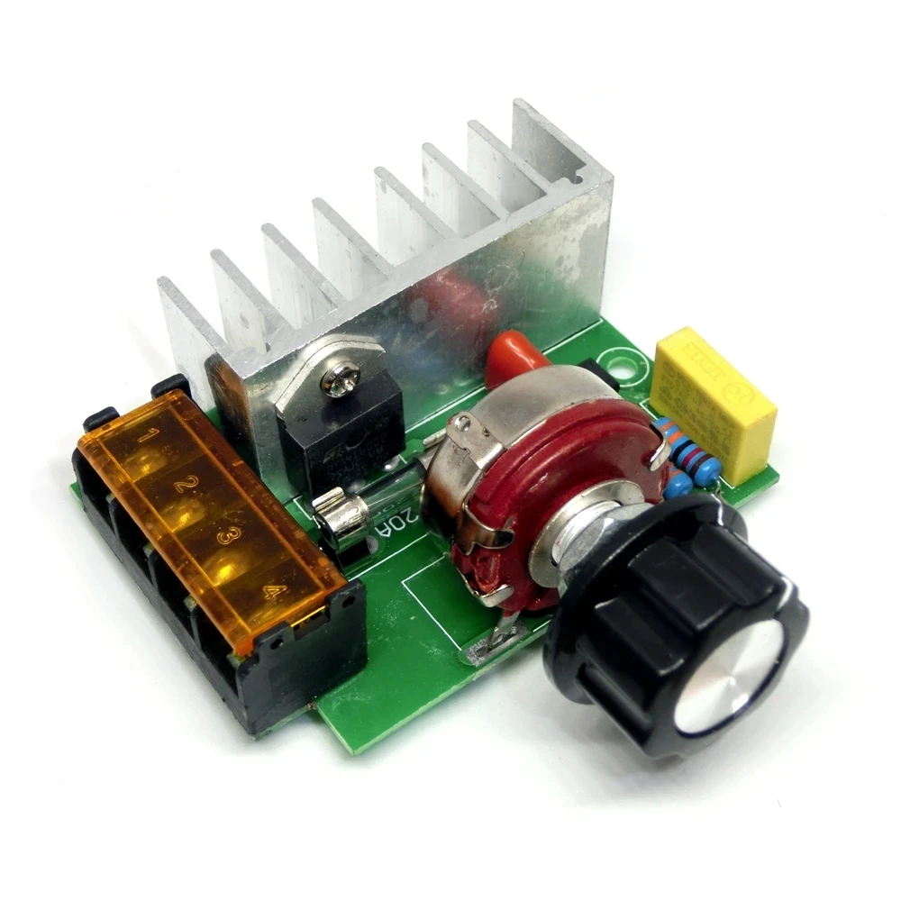 4000W 220V 고전력 전압 조정기 SCR 속도 컨트롤러 전자 전압 조정기 거버너 온도 조절기 HR