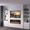 Heating, Cooling & Vents Wall Recessed & Wall Mounted Electric Fireplace (60"), Fireplaces 1