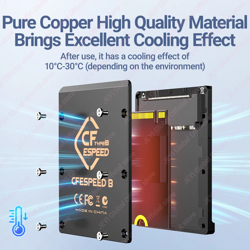 JEYI Pure Copper CFE Type-B Adapter