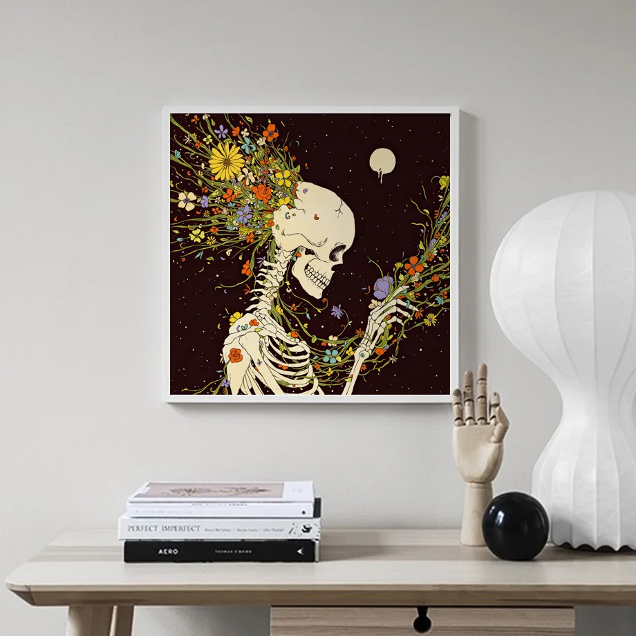 

Abstract Astronaut Nordic Posters And Print Modern Skeleton Wall Art Canvas Painting Home Decoration Pictures For Living Room