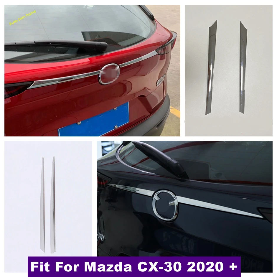 

Rear Trunk Accent Cover Tail gate Trim Back Boot Door Strip Sticker Fit For Mazda Cx-30 Cx30 2020 - 2023 Exterior Accessories