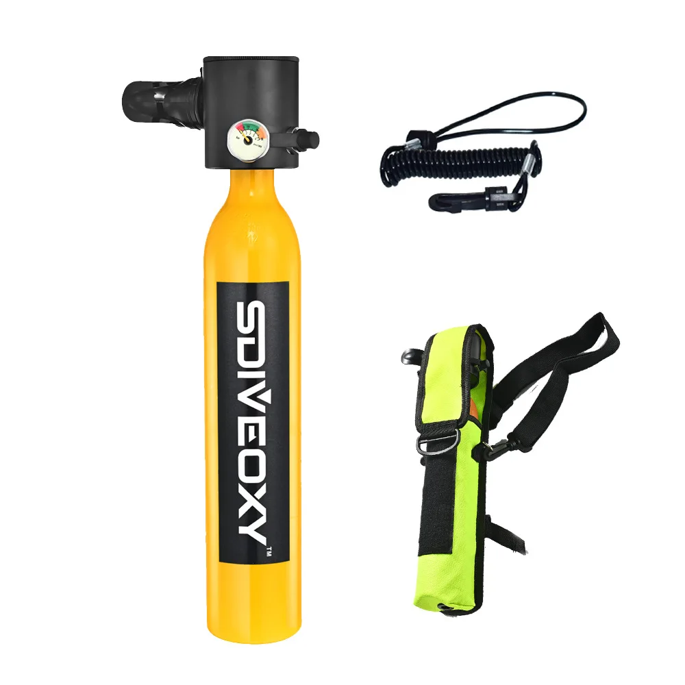 Dive Tanks For Sale Diving Tank Kit Portable 1L Mini Diving Tank Underwater Exploration Emergency Rescue Scuba Tank Mini Scuba Diving Cylinder Mini Scuba Tank Kit Diving Package Oxygen Tank Mini Diving