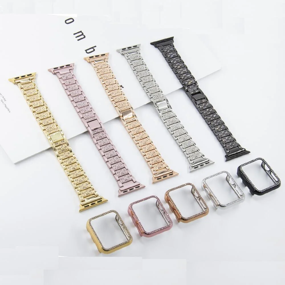 Elegant Women's Bracelet-Style Chain Strap with Metal Band