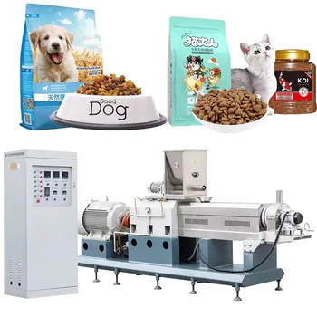 Macchinari Personalizzati Completamente Automatici per la Produzione di Alimenti per Animali Domestici, Linea di Produzione Automatica per Cibo per Cani, Macchina Automatica per la Produzione di Cibo per Gatti
