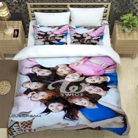 KPOP TWICE Combination Bedding Sets exquisite bed supplies set duvet cover bed comforter set  bedding set luxury birthday gift 1