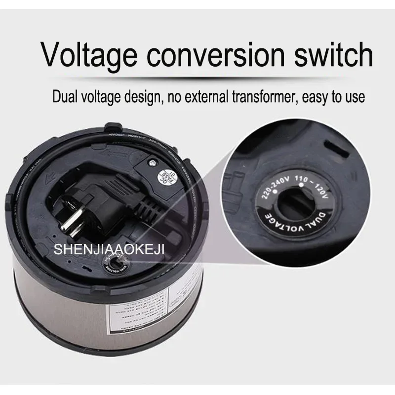 TC-350A home use electric cooker Smart 110v/220v stainless steel dormitory electric stew soup stewing cooking machine