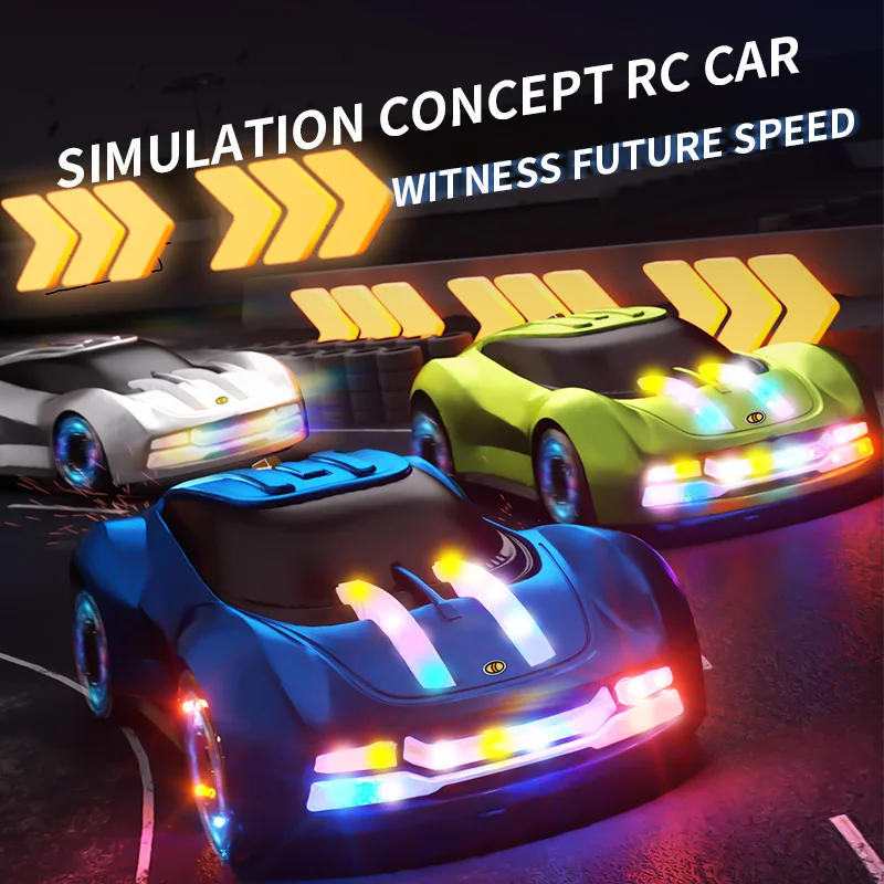 Remote Control Stunt Car with Cool Lights and High Speed