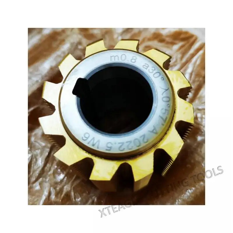 HSS Module 0.8 PA30 degree Involute Spline Gear Hob Cutter AliExpress