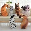 1PCS 50CM 3D Simulation Cat Plush Stuffed Soft Pillow Cute Lifelike Dog Sofa Bedroom Cushion Kids Toys Home Decoration Gifts 6