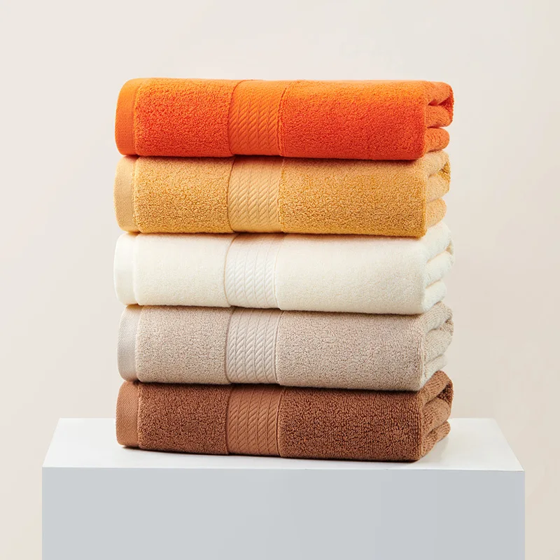 1/2PCS 50x100cm Cotton Bathroom Towels Set of 1/2 Bath Elegant Soft Face Hand Towels for Women and Men Sports Yoga Towels 수건 세트 6