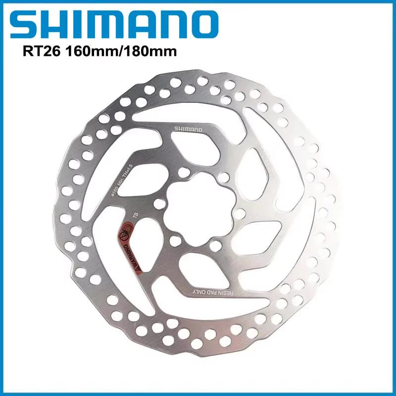 Disco de freno Rotor SM-RT26 S 160mm con 6 tornillos para resina - Windsor Ciclismo Disco de freno Rotor SM-RT26 S 160mm con 6 tornillos para resina - Windsor Ciclismo