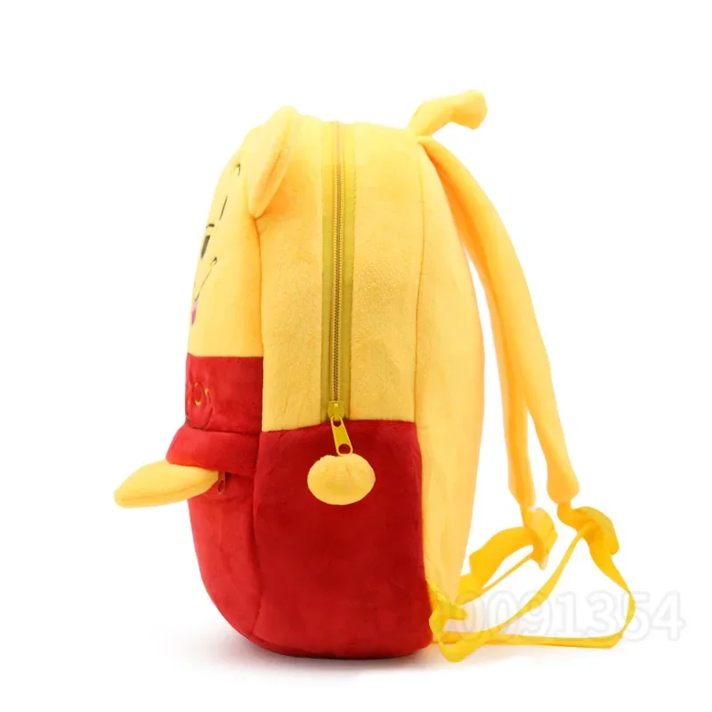Disney Winnie The Pooh Children's Plush Backpack Luxury Brand Fashion Children's Plush Doll Bag Cartoon Cute Children's Backpack 4