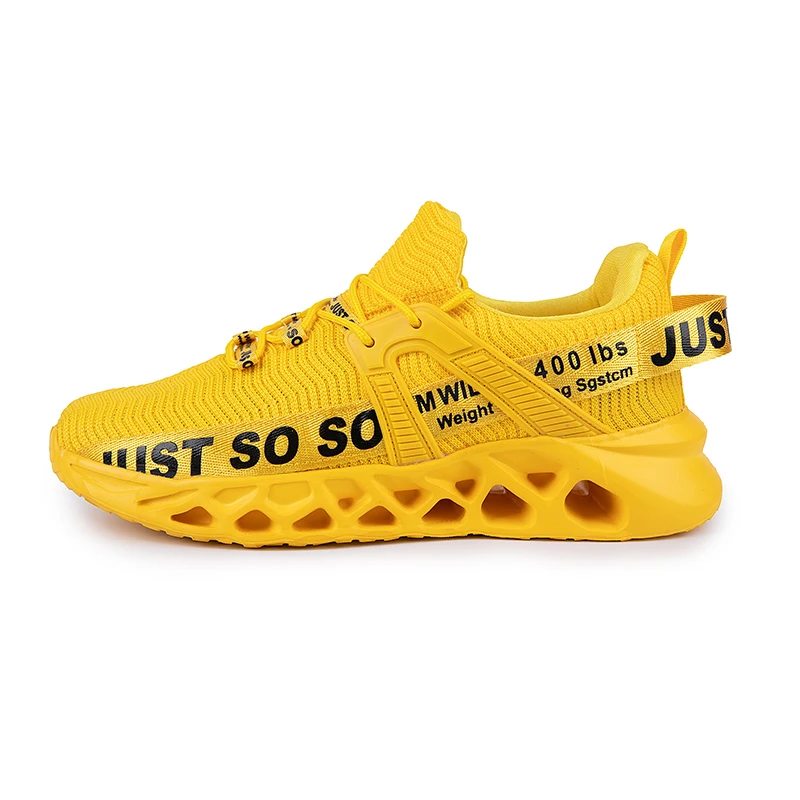 New large size men's sports shoes mesh surface breathable comfortable thick soled men's shoes outdoor sports running shoes 3