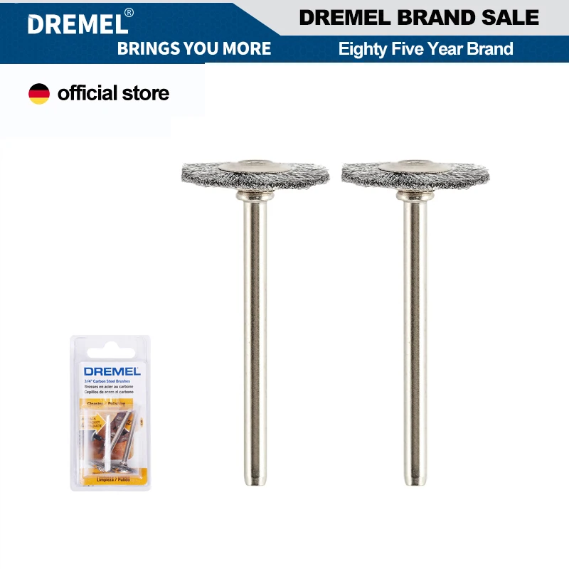 Dremel 428 Spazzola Metallica In Acciaio Al Carbonio Accessori Per Utensili Per Lucidatura Abrasiva Compatibile Dremel 3000 4000 4250 8220 8240 Trapan