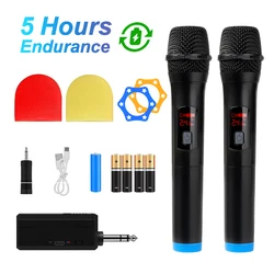Dual-Channel Wireless Handheld Microphone for Events and Performances (1 to 2)
