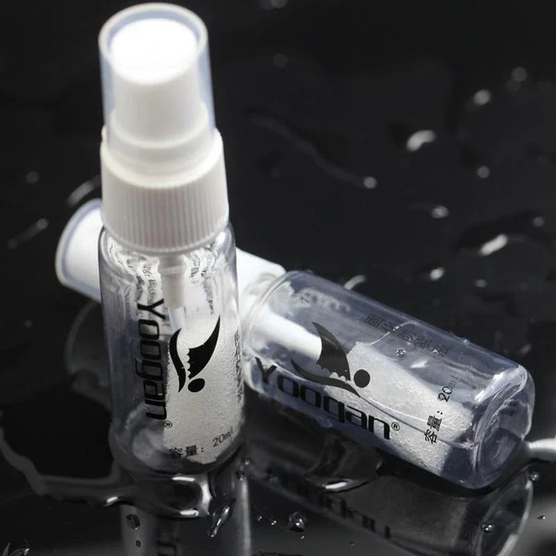 1/2Pcs Swimming Goggle Anti-Fog Spray Sprayer 20ml Solid Antifogging Liquid Mist Eliminator Glasses Diving Goggles Lens Cleaner 2