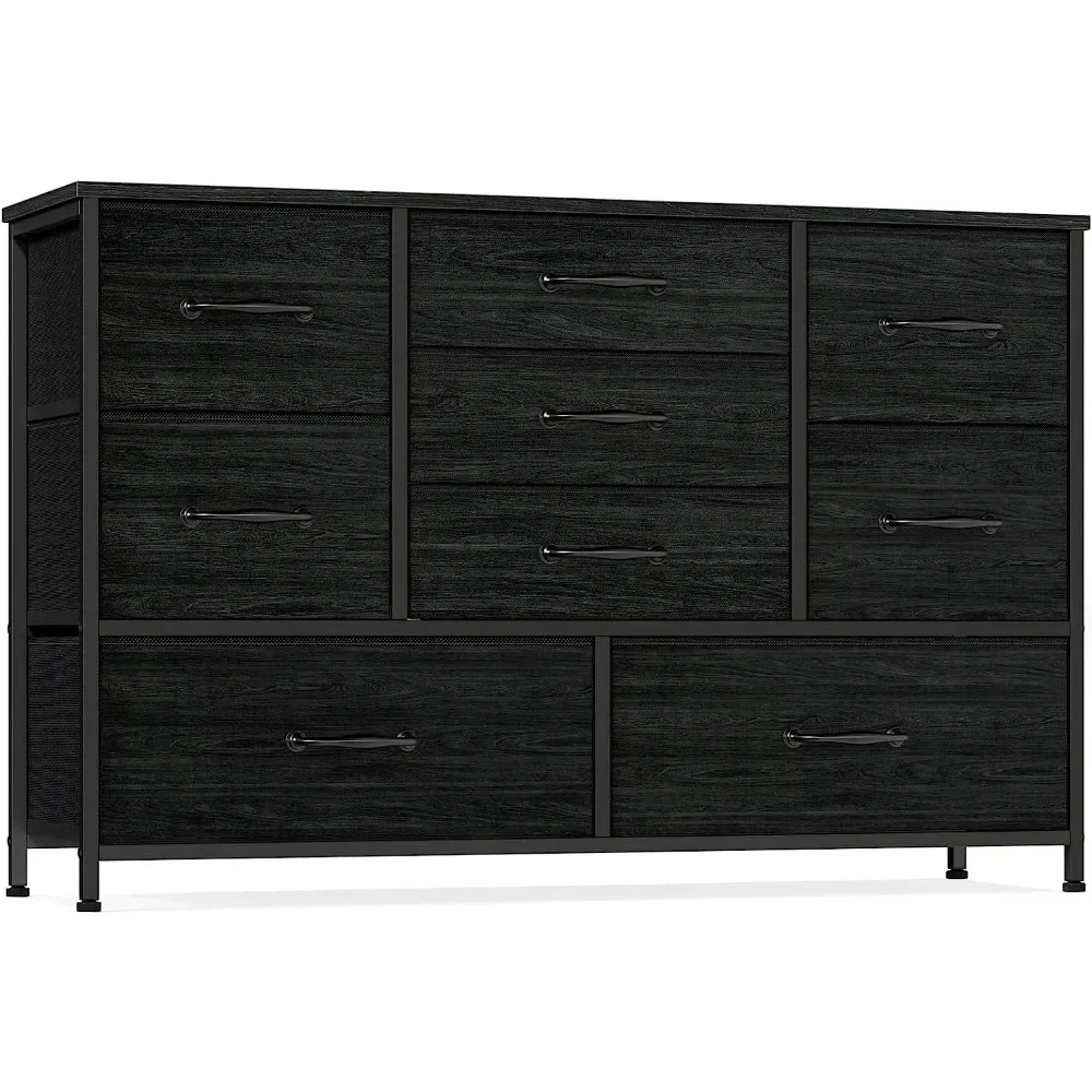 

Dresser,with 9 Large Drawers,Wood Shelf Storage for Bedroom,Closet,Entryway,Sturdy Metal Frame,Dressers