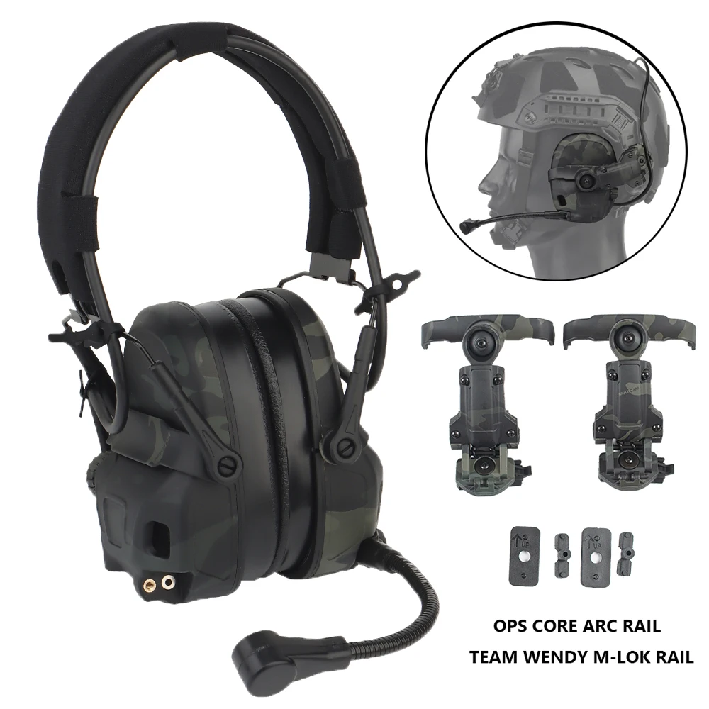 Gen 6 Tactical Headset Military Hunting Shooting Noise Reduction