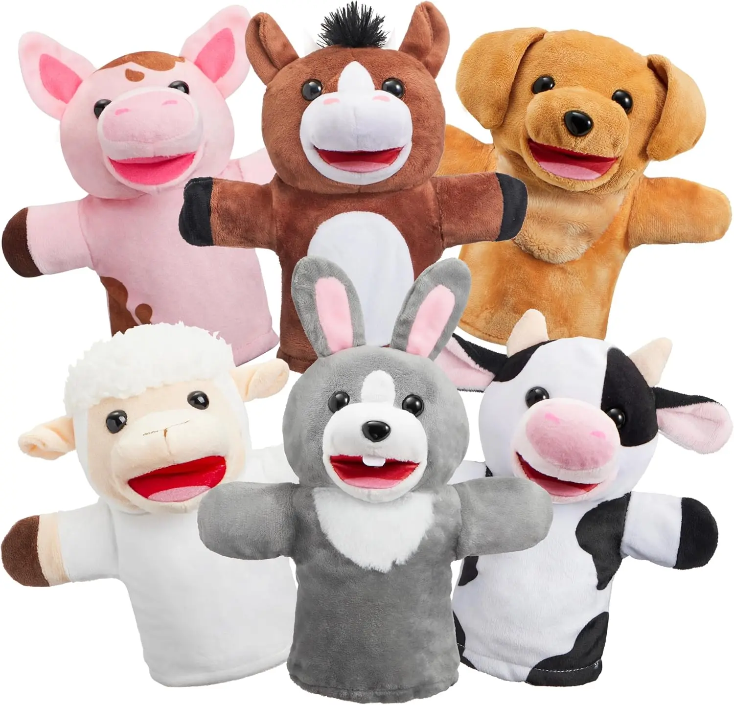 6Pcs Farm Friends