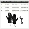 Heated Work Gloves USB Rechargeable Touchscreen Gloves Non-Slip Winter Gloves With Zipper Design Ice Fishing Gear For Men Women 6
