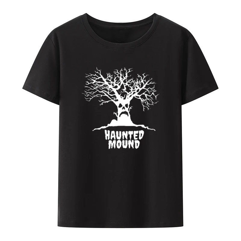 Haunted mound ポロシャツ M Haunted Mound America Camisa polo de manga comprida Y2k casual