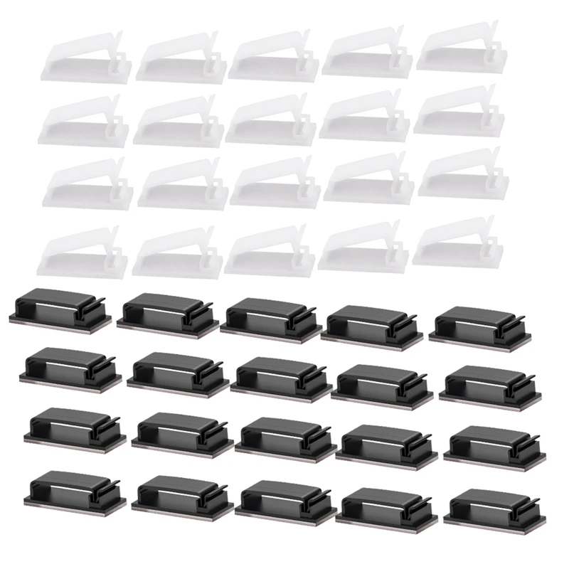 

Acrylic Backed Cable Organizer Plug Cable Fixer Self-Adhesive Storage Hole-Free Multifunctional Cable Organizer Easy Install