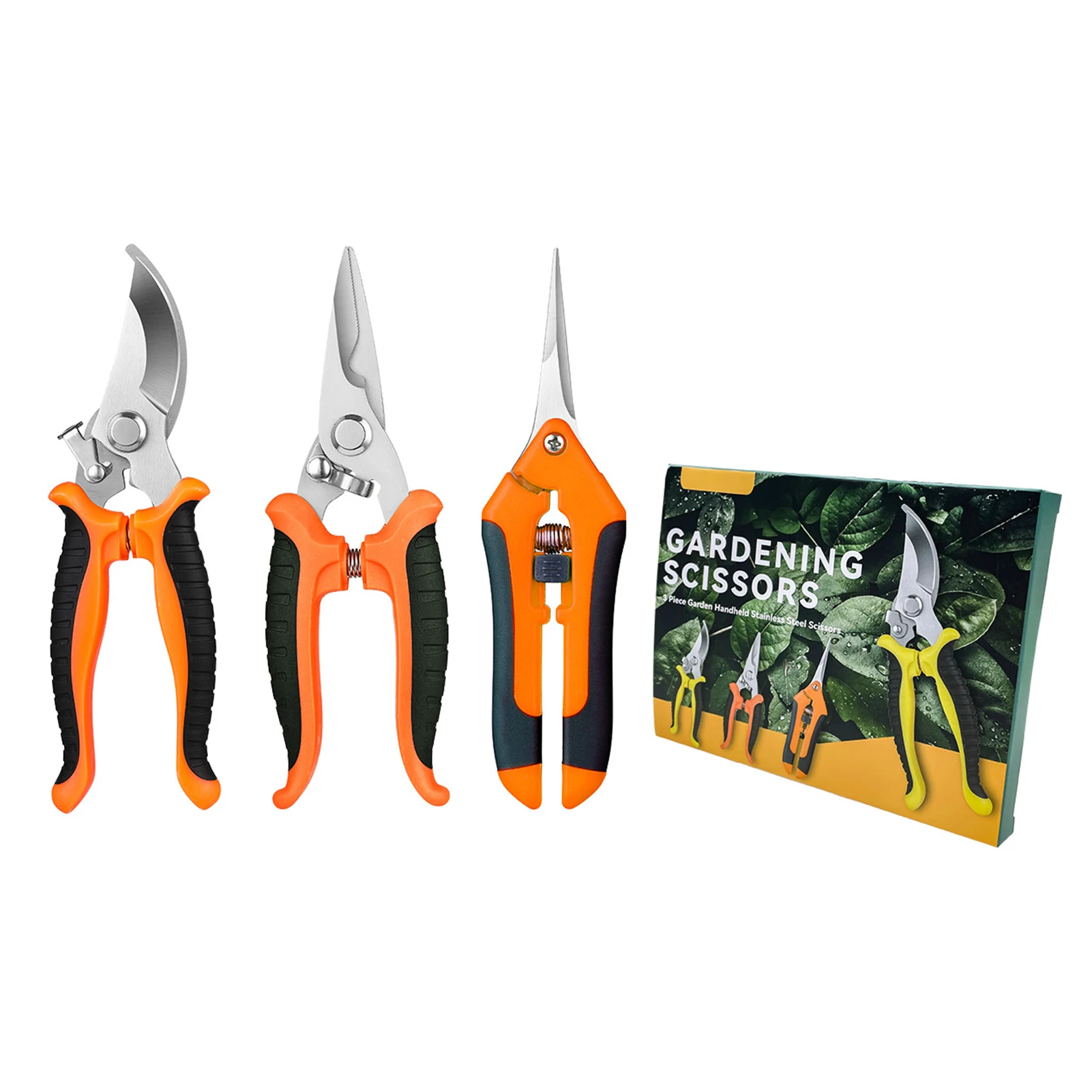 Garden Tools Secateurs Bonsai Shears Metal Gardening Scissor Pruning Tool Hand Cutter Fruit Picking Weed Household Potted 1PC 6