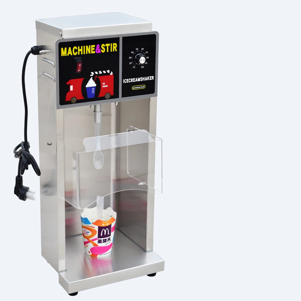 Frozen Yogurt Blender Ice Cream Blender 10000rpm Milkshake Maker Ice Cream Maker Stepless Adjust Blizzard Machine