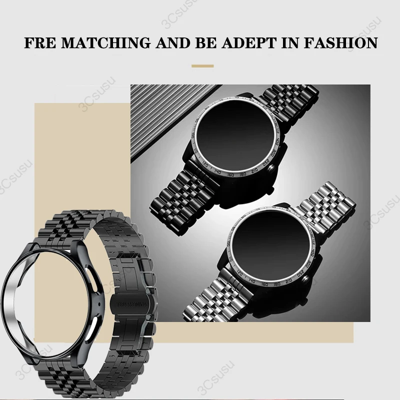 Stainless Steel Strap and Protective Case