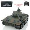 2.4Ghz HENG LONG 1/16 7.0 Plastic German Panther V RTR RC Tank 3819 360° Turret Rotation BB Pellets Smoke Units Infrared TH17286 2