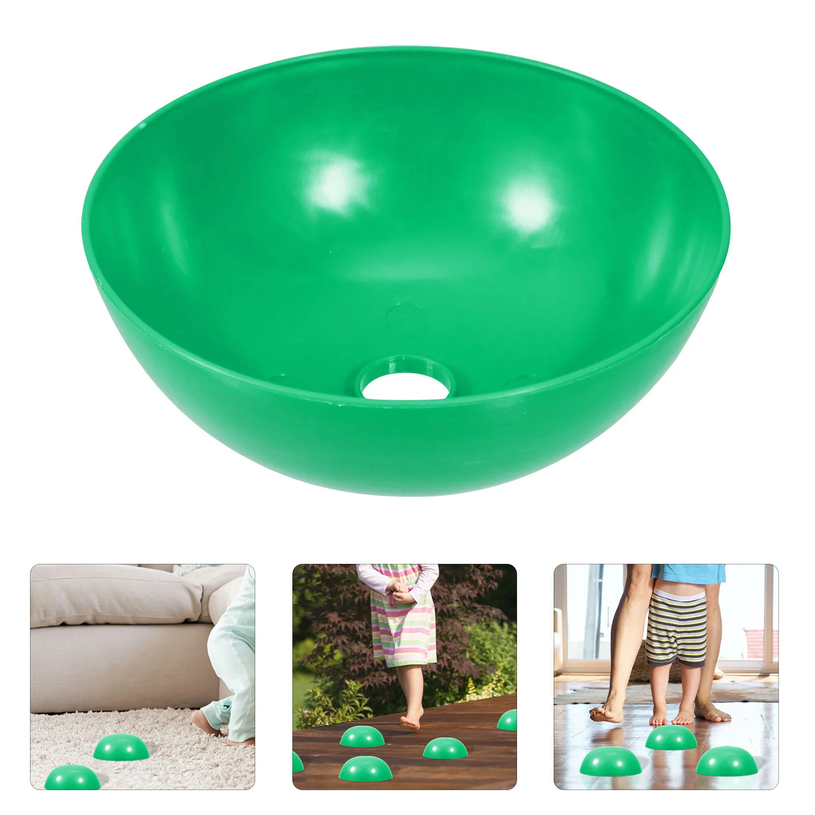 Semicircle Massage Balancing Yoga Exercise Fitness Plastic Step Kids Training Foot Sensation Interaction