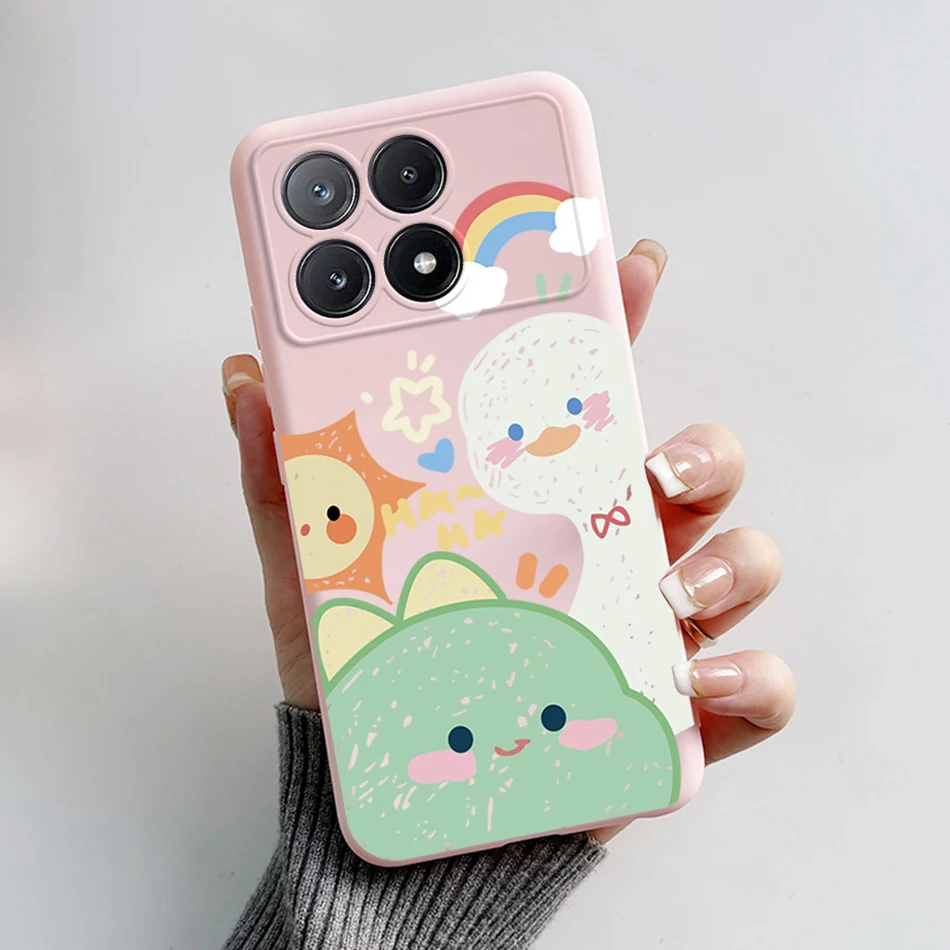Cute Cartoon Cat & Frog Soft TPU Phone Case - Protective Bumper Cover