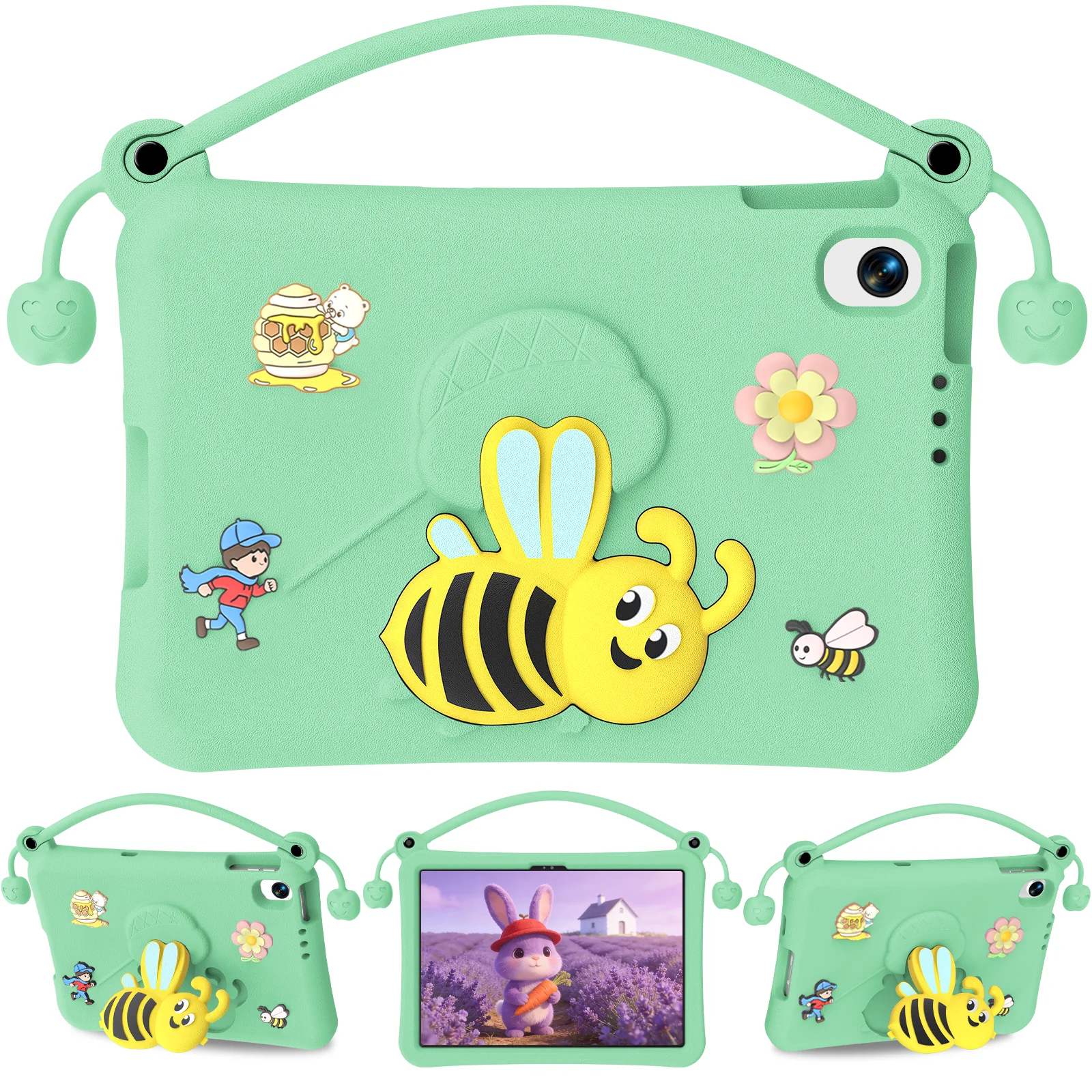 Children's Lightweight EVA Shockproof Protective Tablet Case