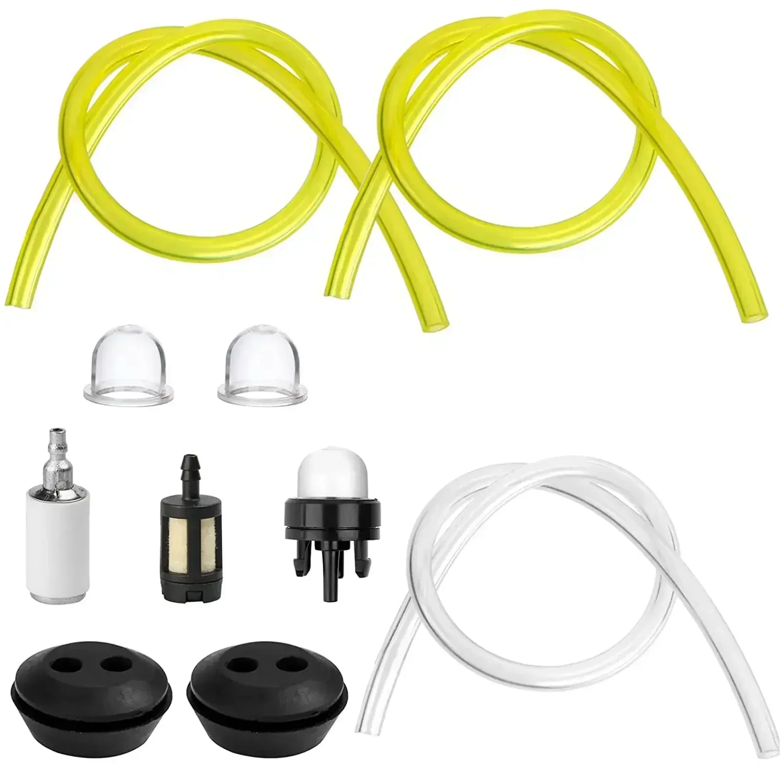 Ampoule Amorçage Carburant Transparente - Lot De 5 - Pour Tronçonneuse, Débroussailleuse