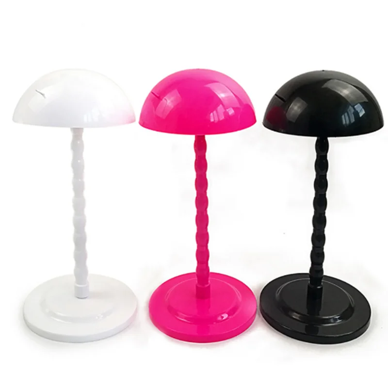 

Portable Cap Mannequin Head Wig Stand Stable Dummy Practical Storage Hair Holder Hat Display Home Salon Tool