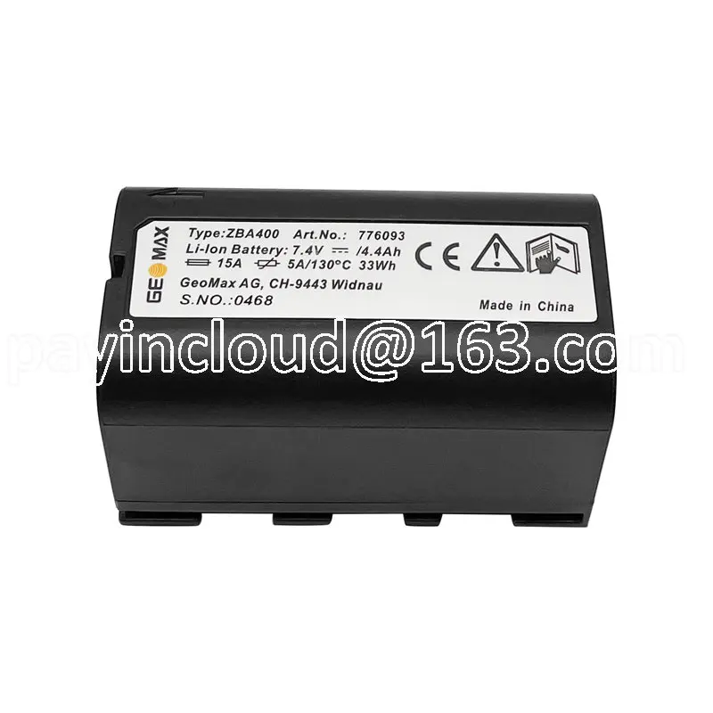 

Brand NEW GEOMAX ZBA400 Battery For GEOMAX ZT20 ZT80 Zenith50 ZOOM 10 20 30 35 PRO ZOOM 80 Total Station Battery 4400mAh