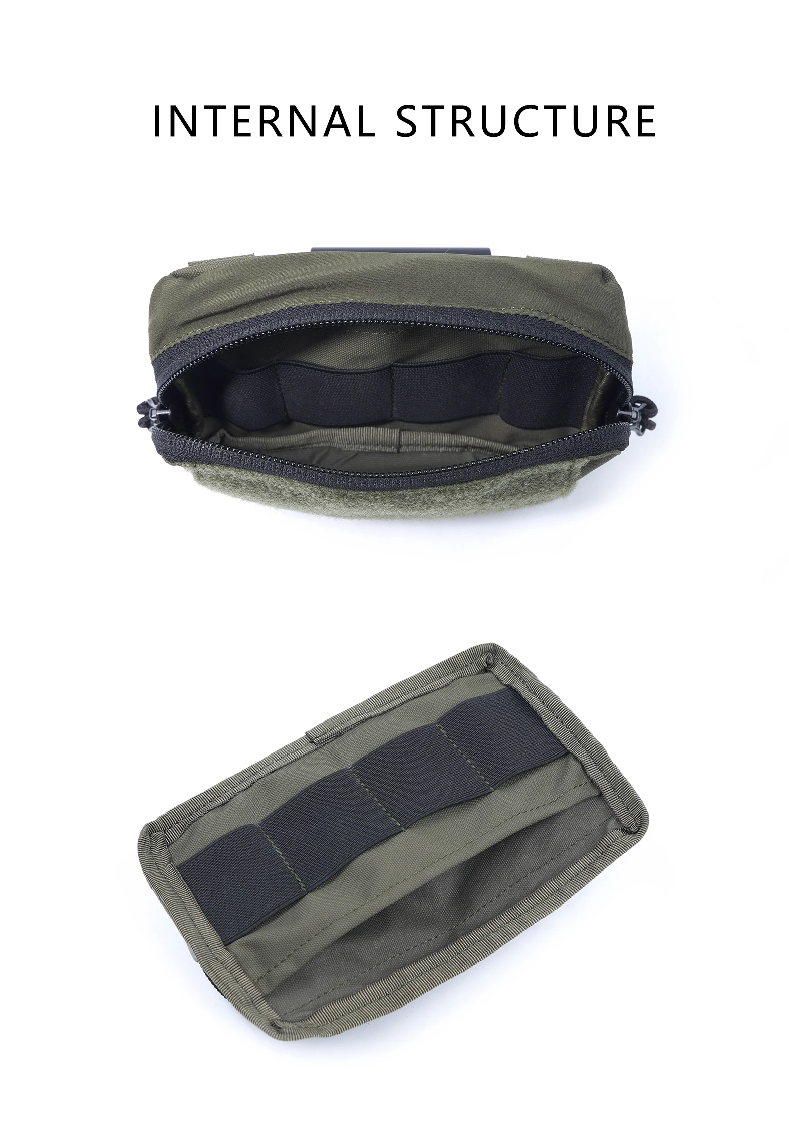 Tactical Molle Map Pouch Huting Equipment Ferro Concepts Airsoft Edc Bag Admin Panel Camping Accessories Outdoor Black 5