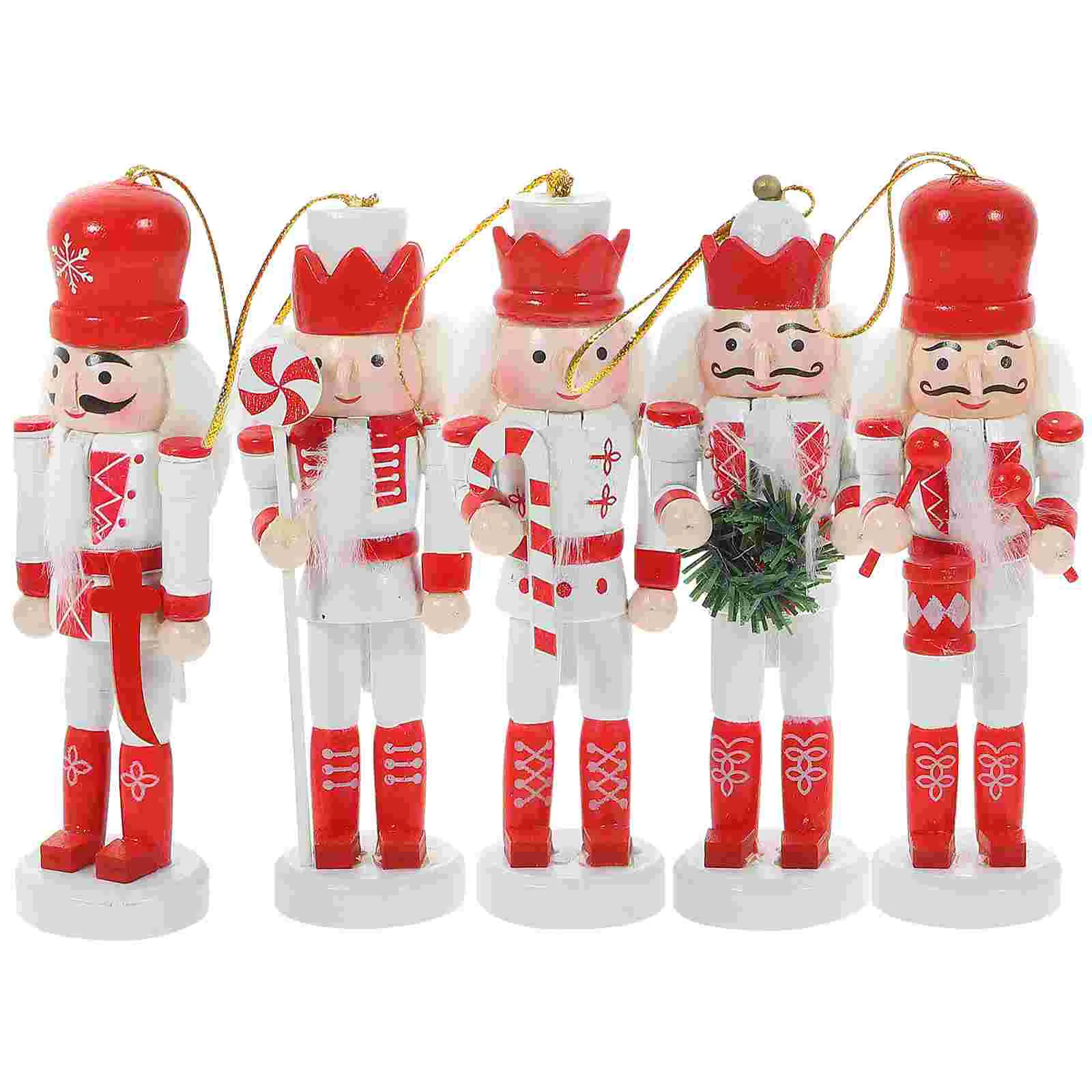 

Nutcracker Hanging Decoration Xmas Tree Nutcracker Soldier Ornament Wood Nutcracker Craft