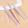 Safe Anti-scratch Eyebrow Trimmer Knife Face Hair Eyebrow Shaving Blade Portable Eye Brow Razor Beginner Beauty Makeup Tool Set 6
