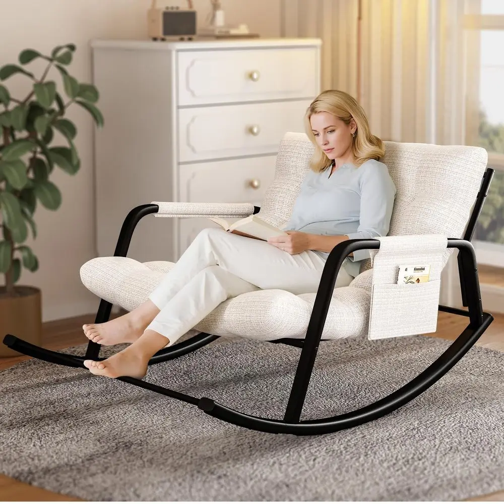 Oversized Double Papasan Rocking Chair 1