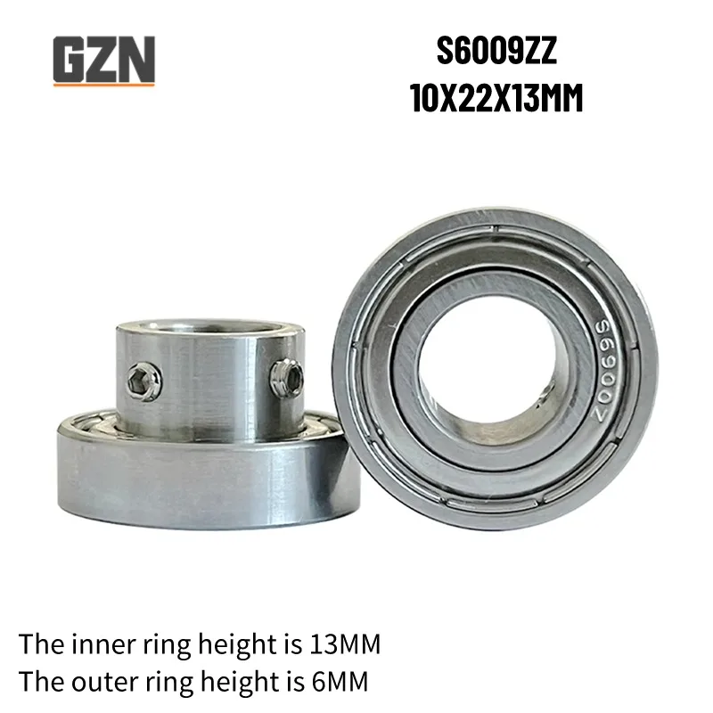 

1PCS S6009ZZ 10X22X13MM Non-standard Bearing Boss With Top Wire Stainless Steel Bearing