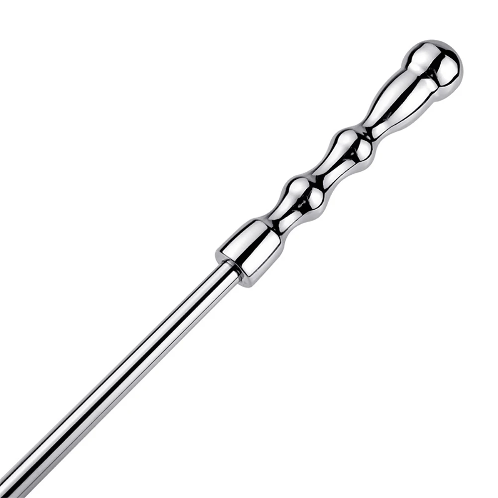 Sextoy Masculino Aço Inoxidável Plug Anal Contas de Bunda Varinha Ponto G Massageador de Próstata Masculino Bastão Dildo Duplo S_voghion.com