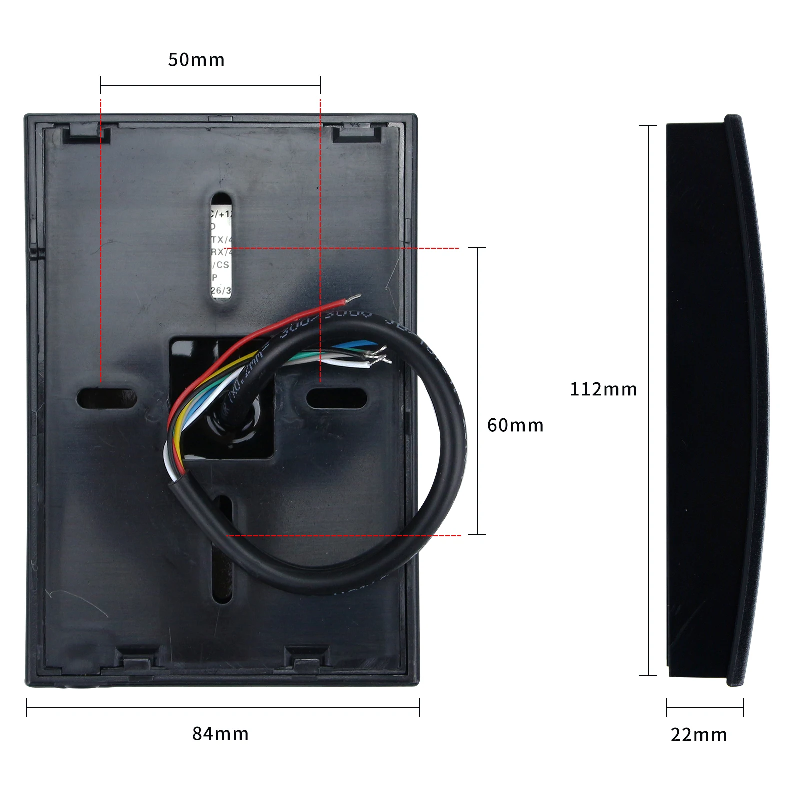 thumbnail image 2 of Wiegand Wg26 Wg34 IP68 Waterproof RFID IC Card Reader Proximity Reader For Access Control System - 30 2 of 12