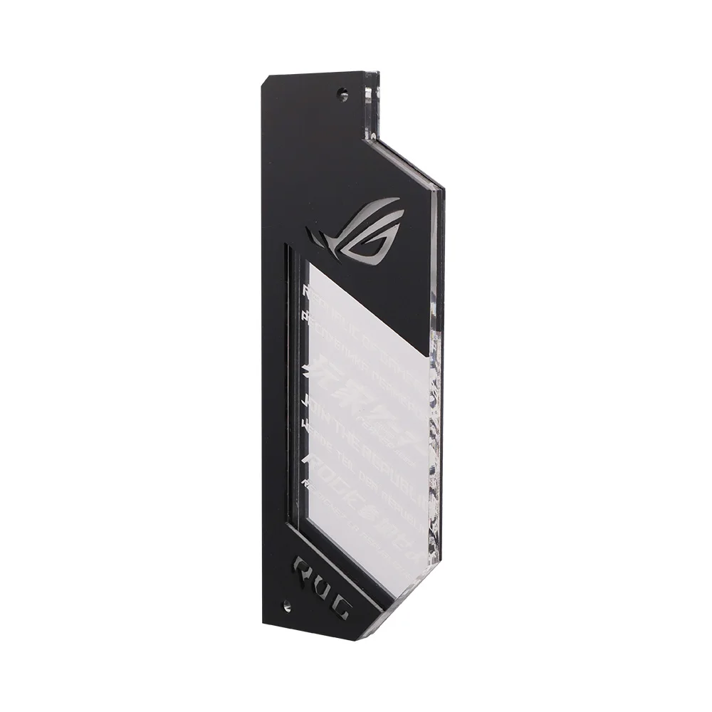 ATX Chassis IO Panel DIY ROG Belief PC Gamer Refit ARGB MOBO Decoration 5V/12V Customize Motherboard Cover Liquid Cooling SYNC