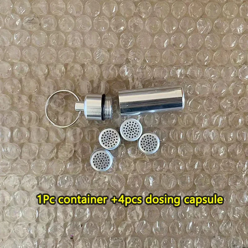 1Pc Aluminum Pot Container+4Pcs Dosing Capsule Universal For Mighty/Mighty plus/Plenty/Crafty Accessories