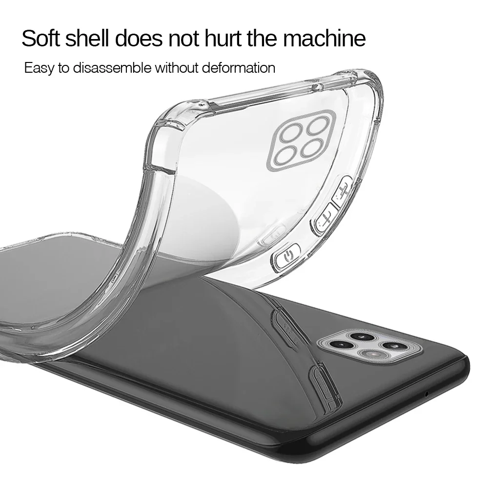 Silicone Soft Back Cover with Shockproof Protection - Slim Design Coque Capa