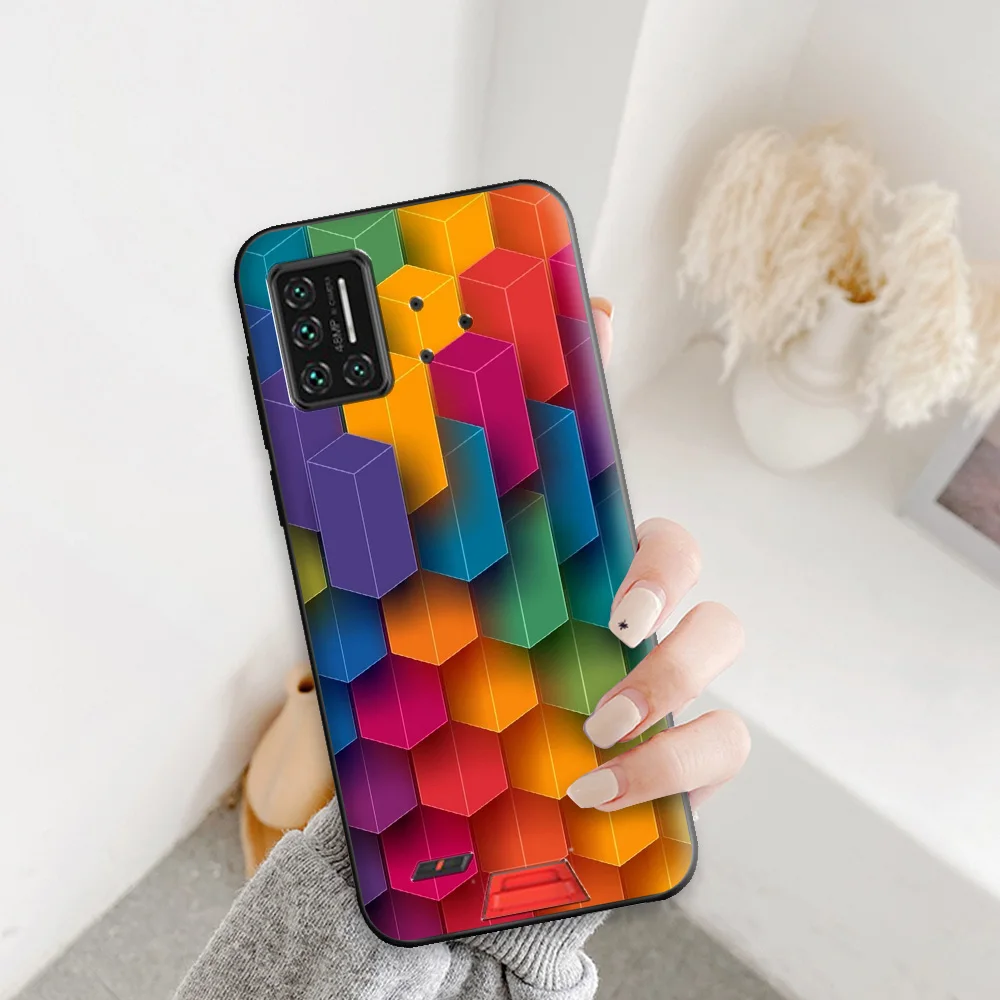 S130f8ca1b6714366b3ed5f80f3411affh For Umidigi Bision 2021 Case Patterned Silicone Back Cover For Umidigi Bision 2021 Phone Cases Bision 2021 Cover Protect Fundas