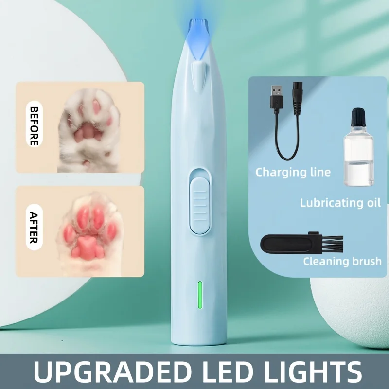 Pet Electric Pushing Scissors Cat Foot Shaver Special Dog Hair Shaver Fader Electric Mute Cat Claw Pedicure Artifact pet hair trimmer dog hair trimmer hair trimmer pet clipper dog clipper