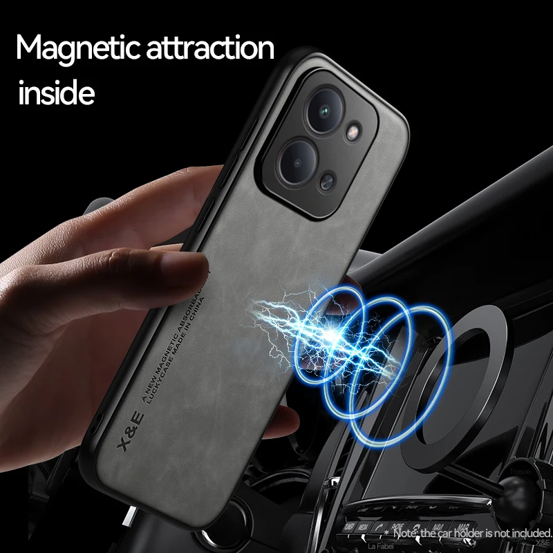Luxurious Sheepskin Phone Case with Magnetic Closure