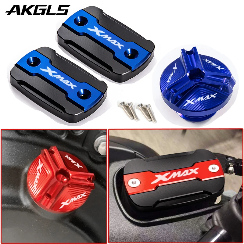 

For YAMAHA XMAX 300 250 XMAX300 2017-2019 2020 2021 2022 Motorcycle Front Brake Fluid Cap Protection and Filler Cap Accessories